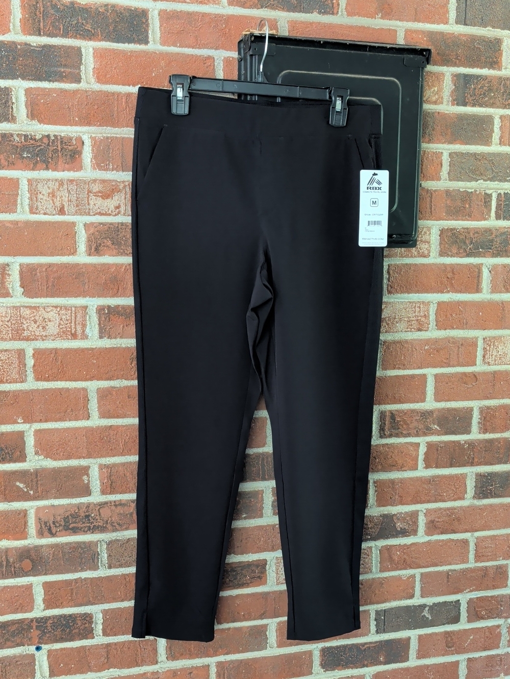 RBX Active City Stretch Ribbed  Ankle Pant Size M